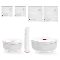 Guzzini - SAVE IT Set Sottovuoto: Contenitori 450/975cc, Pompa
