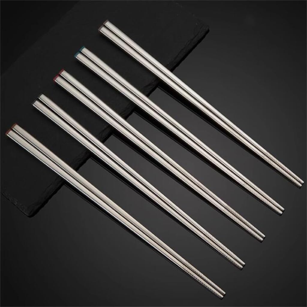 Household non-skid 304 stainless steel chopsticks metal