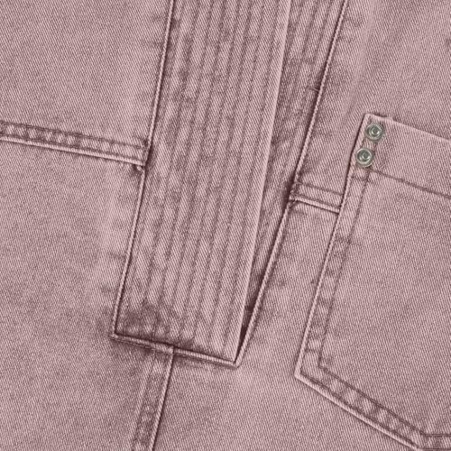 COTECRAM Womens Denim Tops Pullover Trendy Casual V Neck Loose Fit Long Sleeve oversized Jean Shirts Jacket with Pocket3