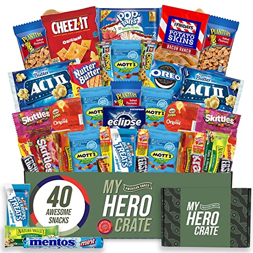 Military Snack Box (40 Piece Variety Gift Basket...