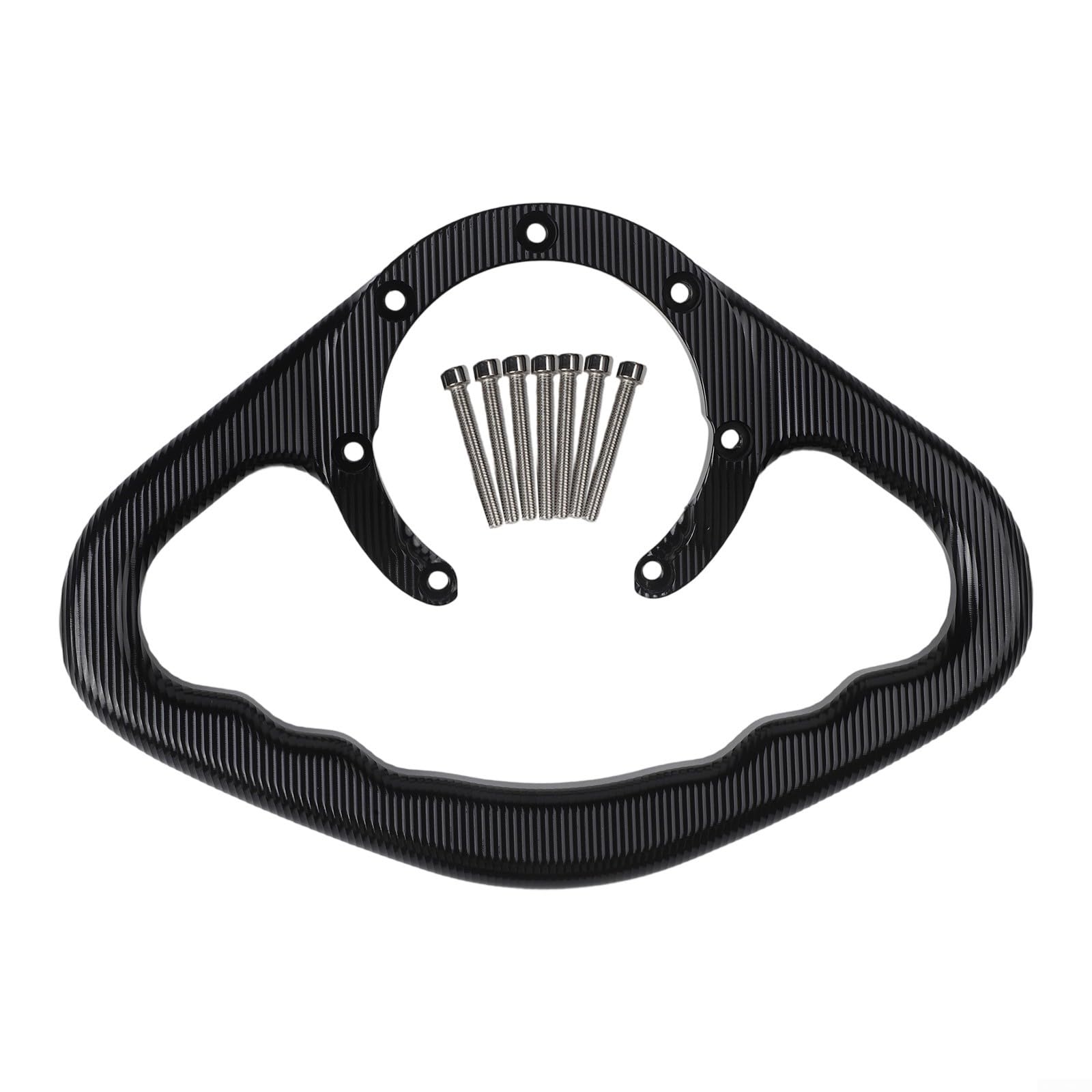 Maniglia di sicurezza per serbatoio carburante, in lega di alluminio CNC, per Honda CBR600F, CBR929RR, CBR954RR, RC51, CB600F, Hornet, colore rosso (nero)
