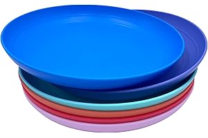 Kids Plastic Plates Reusable: Unbreakable Plates for Everyday Dining