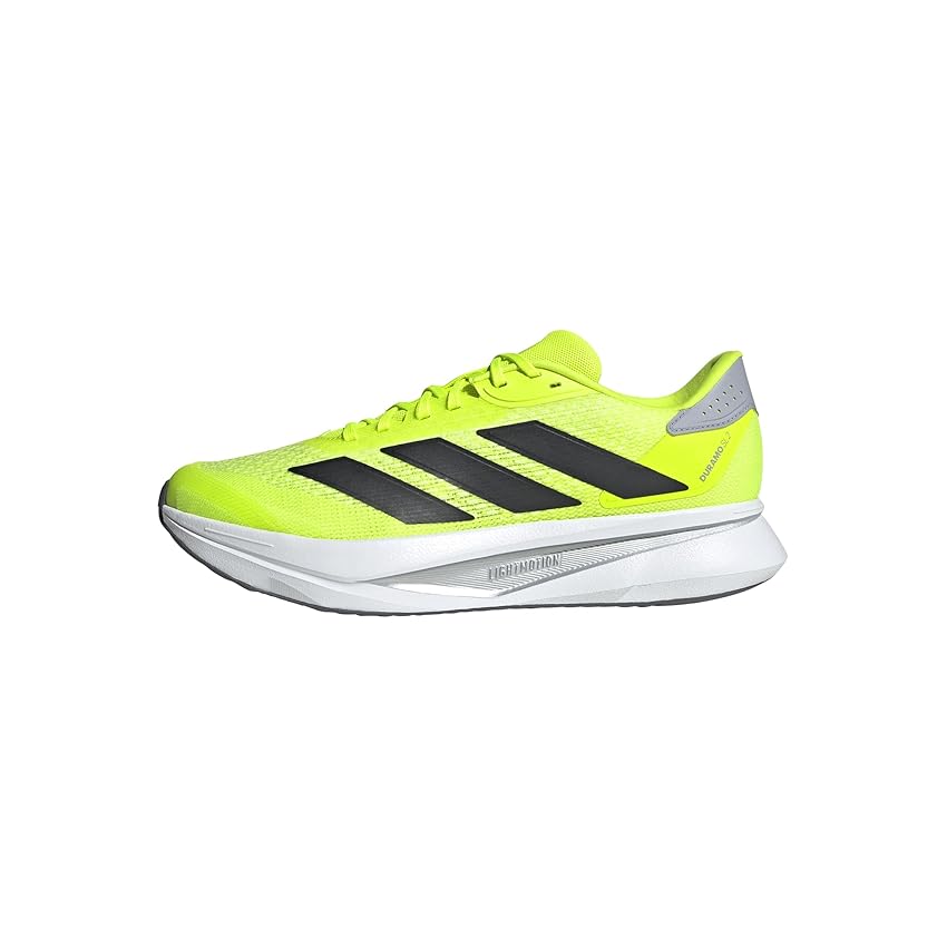 adidas Duramo SL 2 Running Shoes, Scarpe da Corsa Uomo, Lucid Lemon/Core Black/Halo Silver, 43 1/3 EU