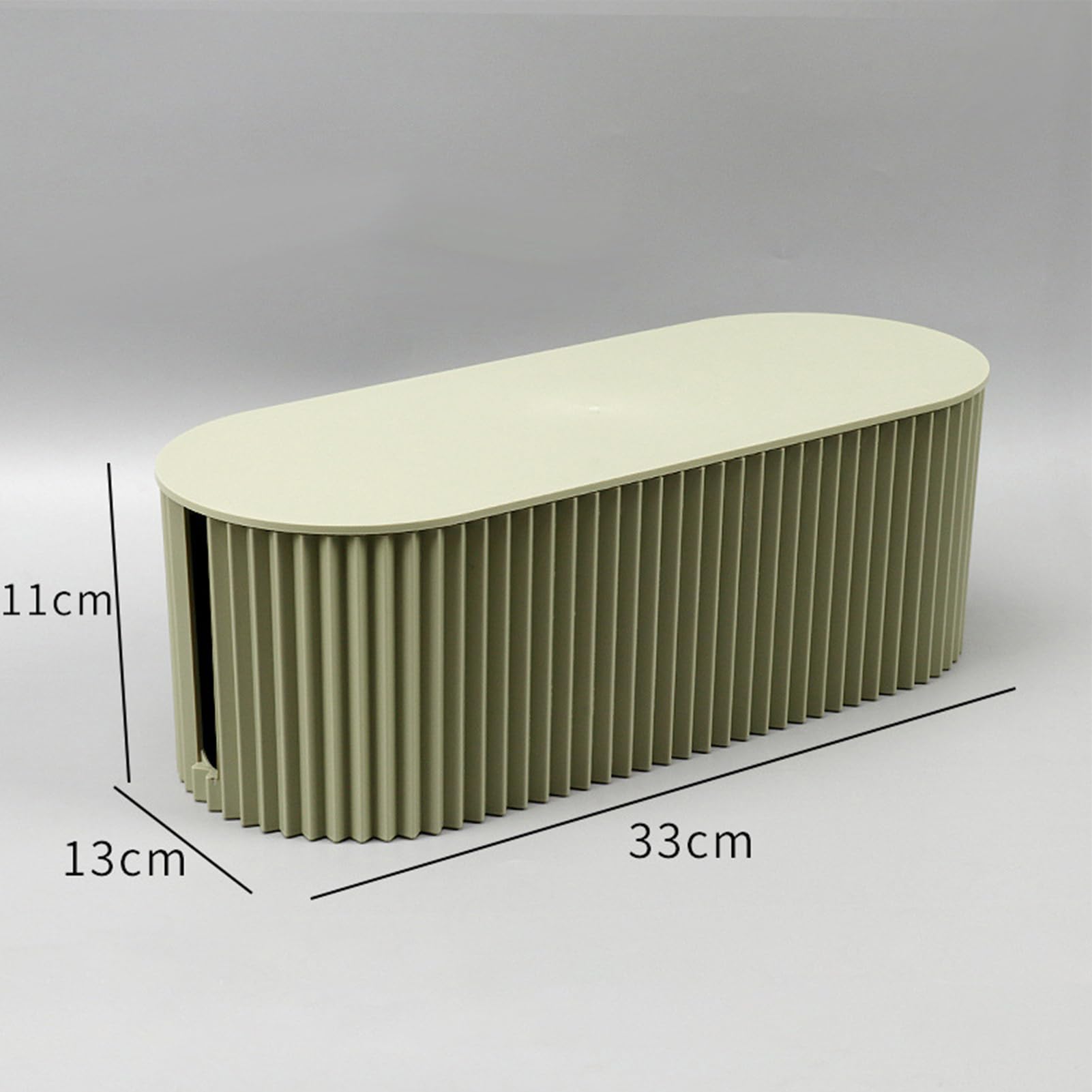 Nordic Cable Management Box, Duży Schowek na Tablicę z Wtyczkami na Biurku, Schowek na Kable z Drutu Case Organizer Box Socket Plug Bezprzewodowy Router Wi-fi Uchwyt na(Zielony mały rozmiar)