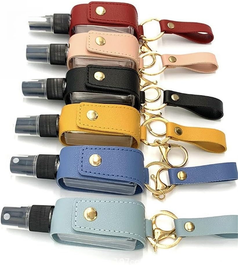 2 sanitizer clips 60ml sanitizer spray bottle pouch clip Belt loop clips to backpacks and purses Reusable.