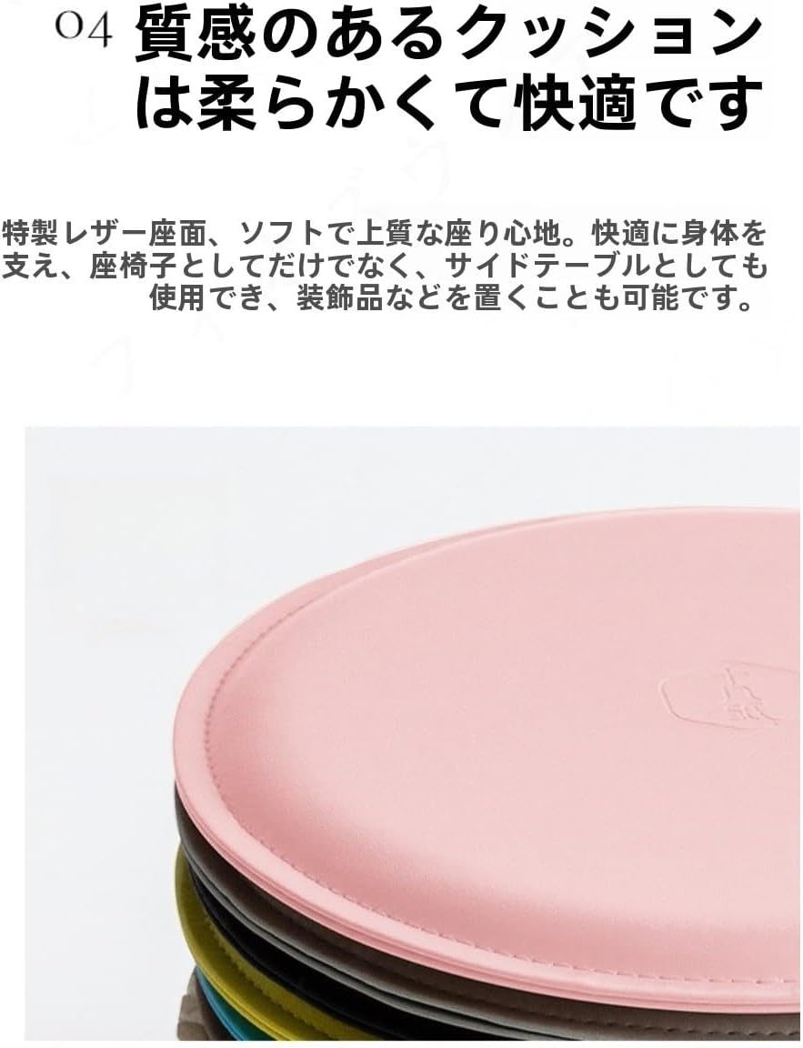 折りたたみスツールホーム玄関履き替え耐力が強く柔らかく快適防水洗浄しやすいリビングソファスツールティーテーブルテラスキャンプFioz