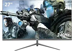 Monitor Gamer Full HD 27' LED 240Hz 1ms (1920x1080) Suporte Base VESA e Conexões HD.MI, Display Port