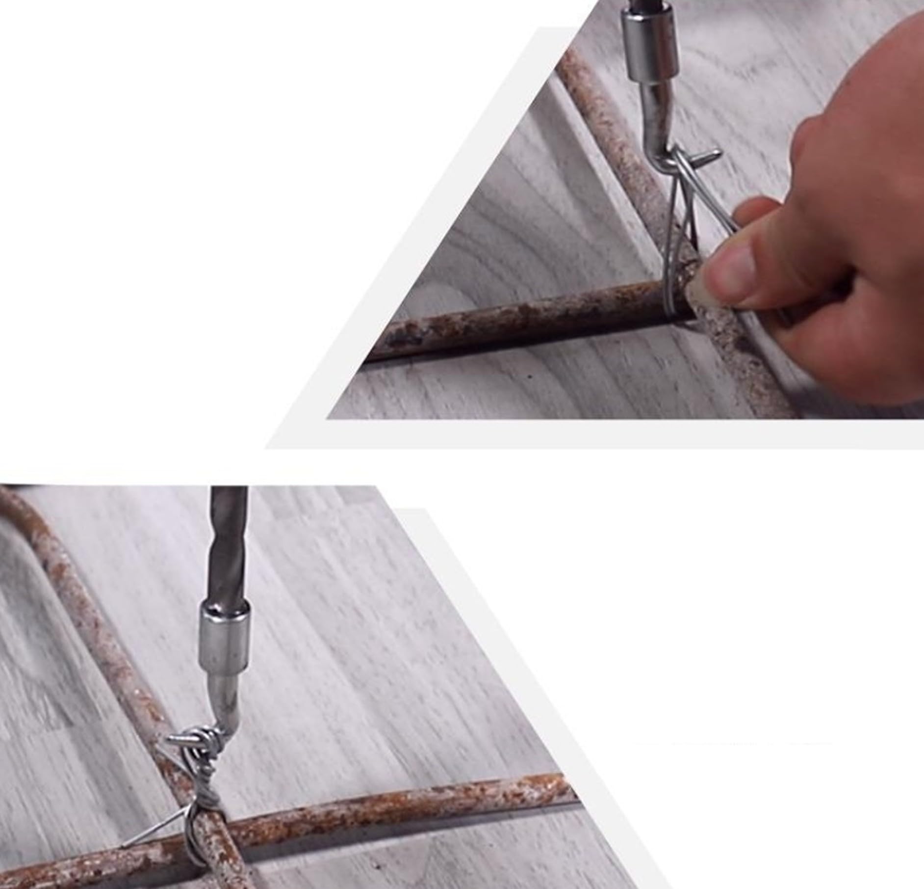 DRILLAPPARAT DRILLER + Betonbindedraht Drilldraht Rödeldraht Ösendraht 1x100-160 EUR 20,95 - DE