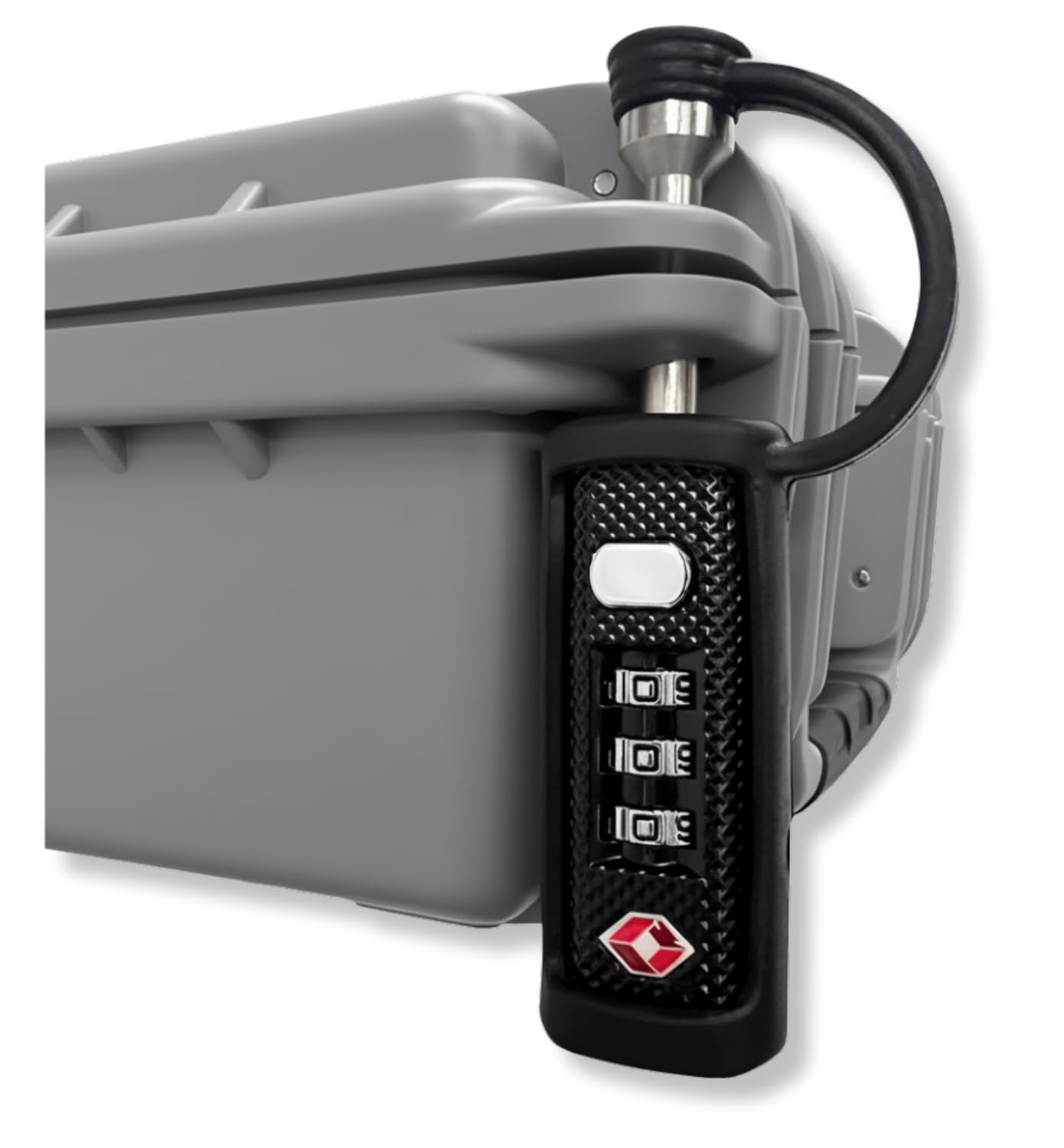 Cedar Mill TSA Approved Gun Case Lock – Durable, Cut-Resistant Security TSA Locks for Gun Case, Pistol Case, Revolver Gun Case or Firearms – Child-Safe Trigger Locks for Rifles and Shotguns