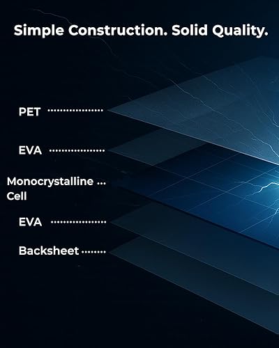 Miniatura 3 de LVYUAN Panel solar portátil de 400 W, panel solar plegable de tamaño de almohada de 20 V, impermeable IP65, eficiencia mejorada del 23% para