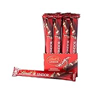 Lindt LINDOR Snack Cioccolato al Latte, Formato 38g, 24 pezzi