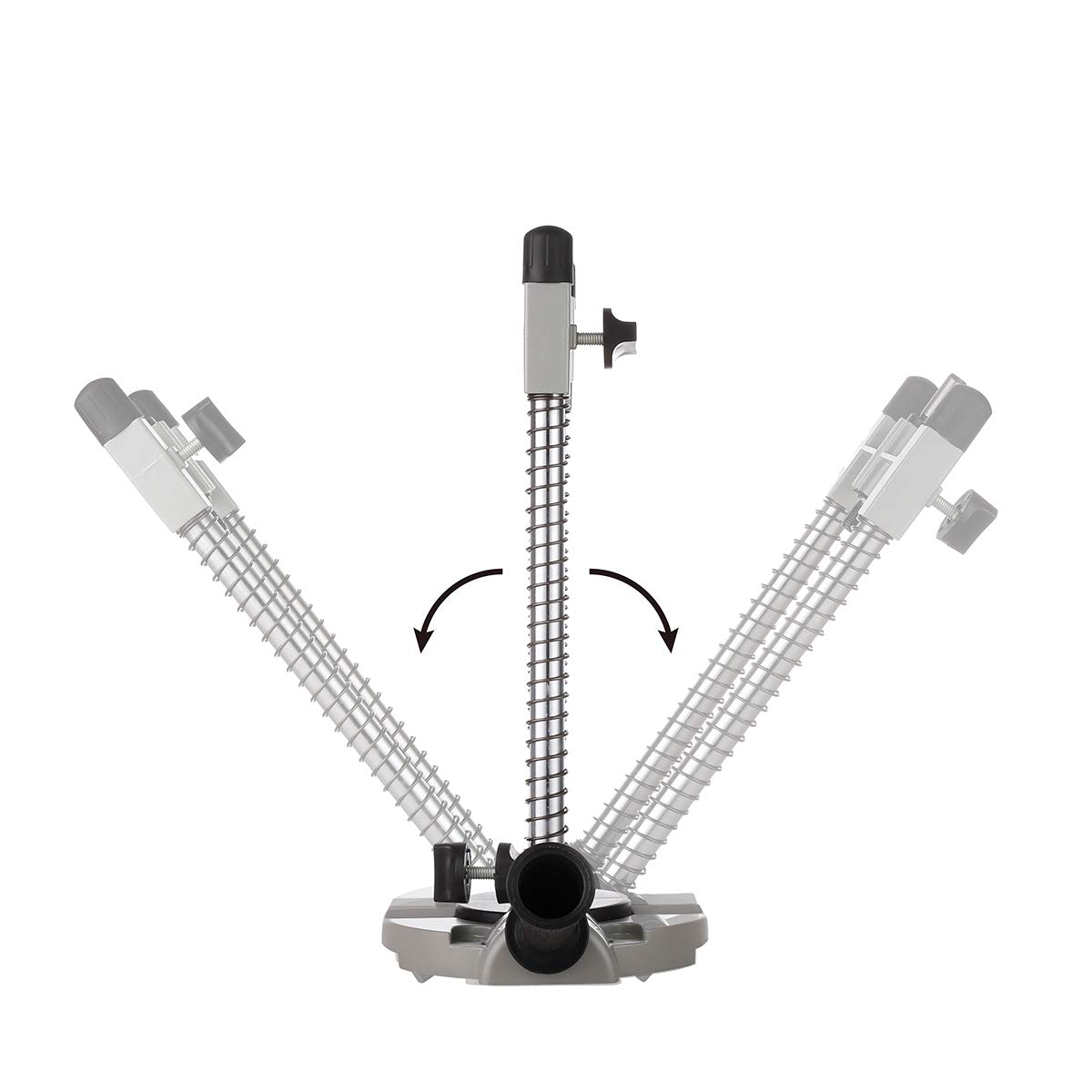 TOPWAY Support de Forage avec Mandrin 13mm, Attachement de Guide de Perçage Mobile Multi-angle pour perceuse électrique 1/2" et 3/8" 105414