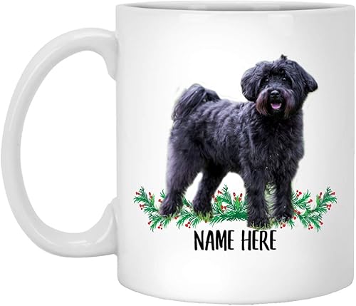 Lovesout Funny Schnoodle Black Personalized Gift For Mom Christmas 2025 Gifts White Coffee Mug White 11oz