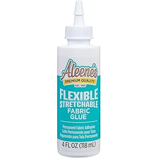 Aleene's AR70-2 Flexible Stretchable Fabric Glue, 4 oz., Multicolor