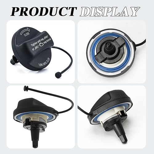 Miniatura 7 de Tapa de gasolina para depósito de combustible, tapa de llenado de combustible, accesorios exteriores compatibles con E39 E46 E60 E90 E92-128i 320i