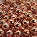 Genuine Smooth Shiny Pure Solid Copper Round Beads Spacer Ball Jewelry with Clear Coat Seamed Beads Finding in Size 3.2mm