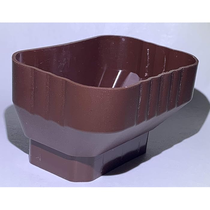 Buy Aquabarrel 3x4 to 2x3 Gutter Downspout Reducer Downspout to Downspout Adapter (Brown