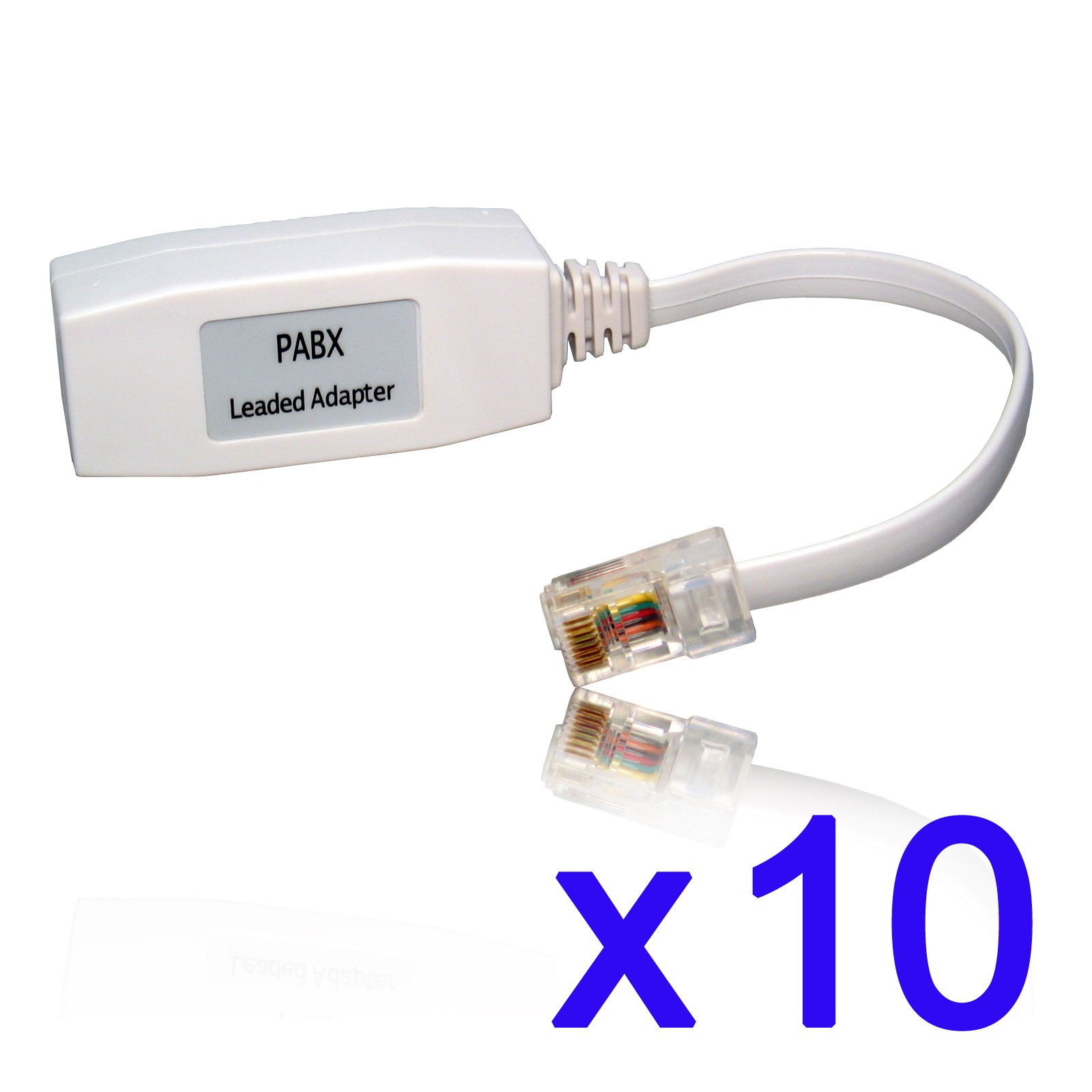 CDL Micro 10 Pack x BT Socket to Cat5e Male PABX Adapter