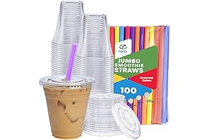 Comfy Package - Disposable Boba Tea Cups and Straws