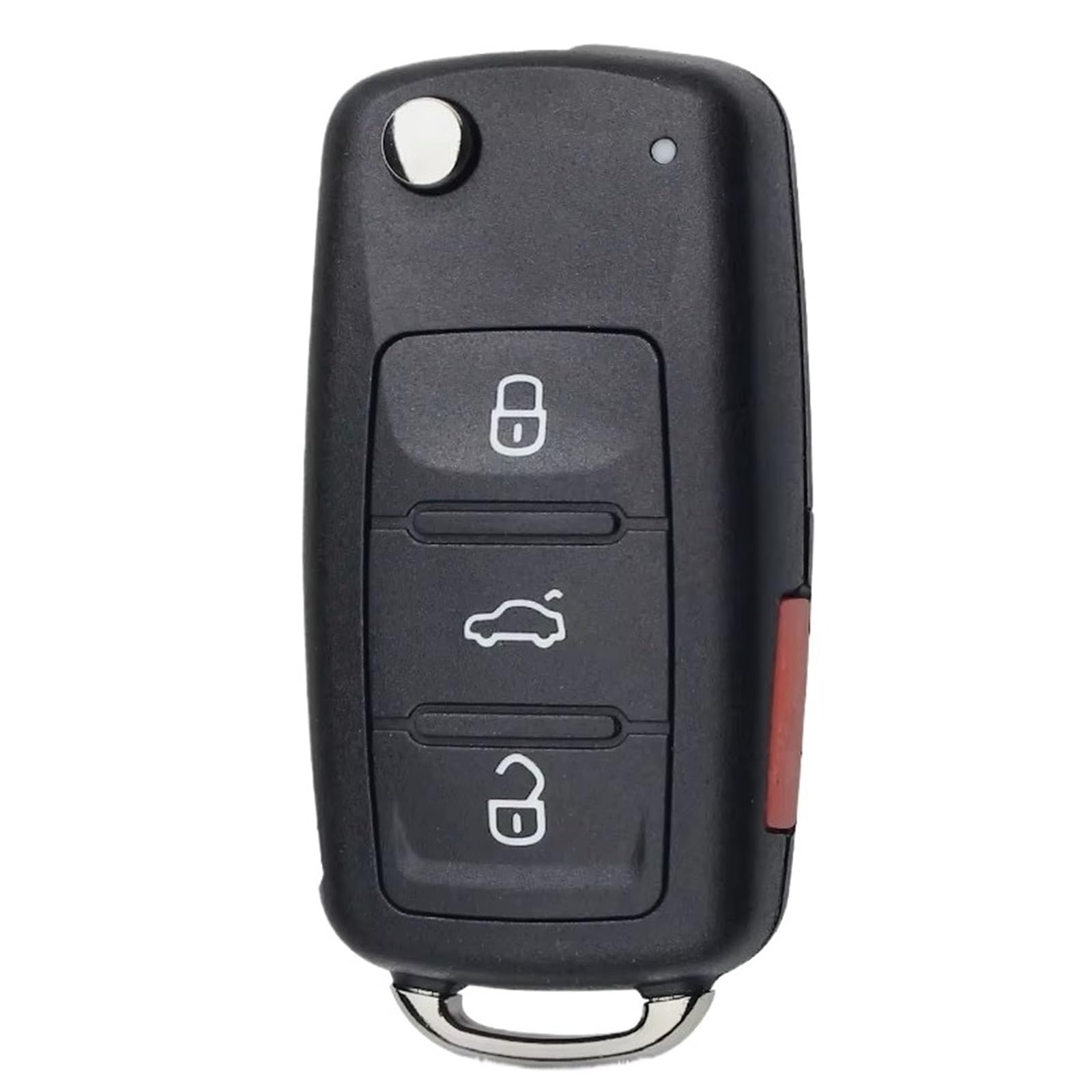 Compatible Con Ford Para Golf 6 2008-2015 Para Jetta 2012-2016 1 Uds Carcasa Plegable Llave Remota De 4 Botones OEM: 5K0837202AD