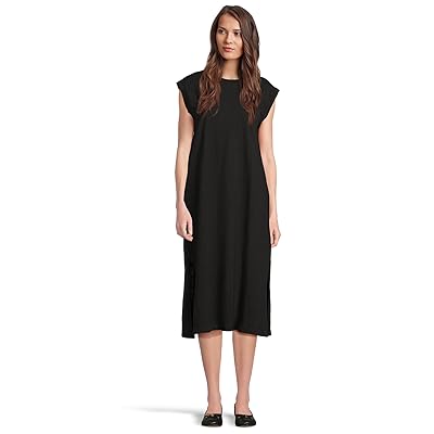 Mod o doc Cap Sleeve Column Dress with Side Slits Women