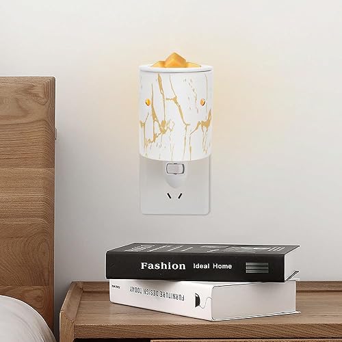 Miniatura 2 de Calentador de cera enchufable para cera perfumada, calentador de cera de cerámica enchufable, cubo eléctrico para aromas y fragancias, fusión de
