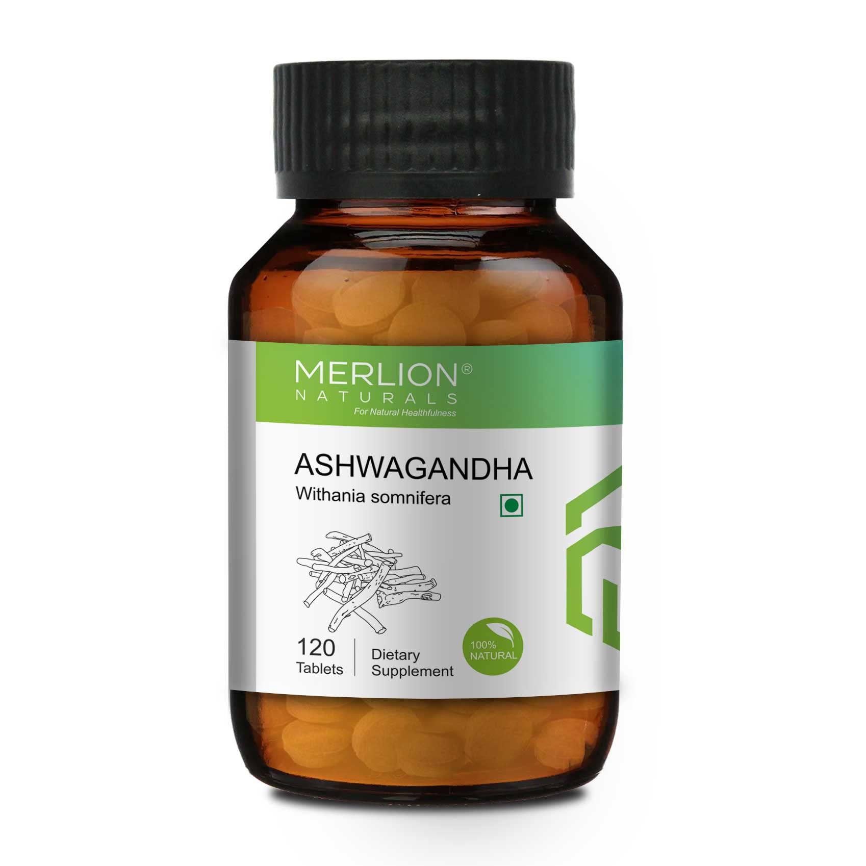 Buy Merlion Naturals Ashwagandha Tablets (Indian Ginseng) Withania