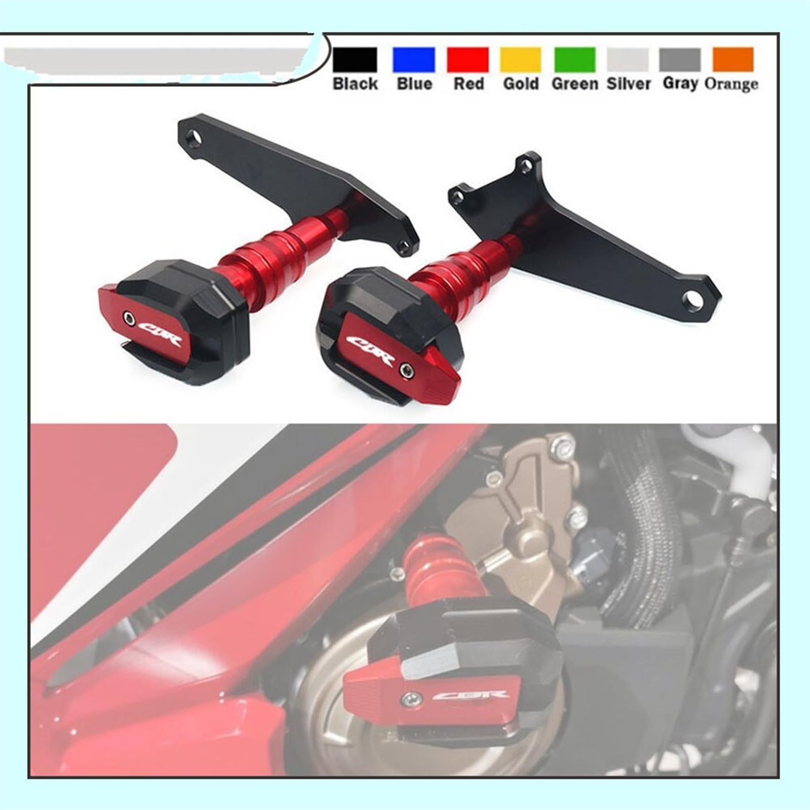 Crash Pads Protezione Paratelaio Per Honda CBR500 2013-2015 - Tamponi Paracarena