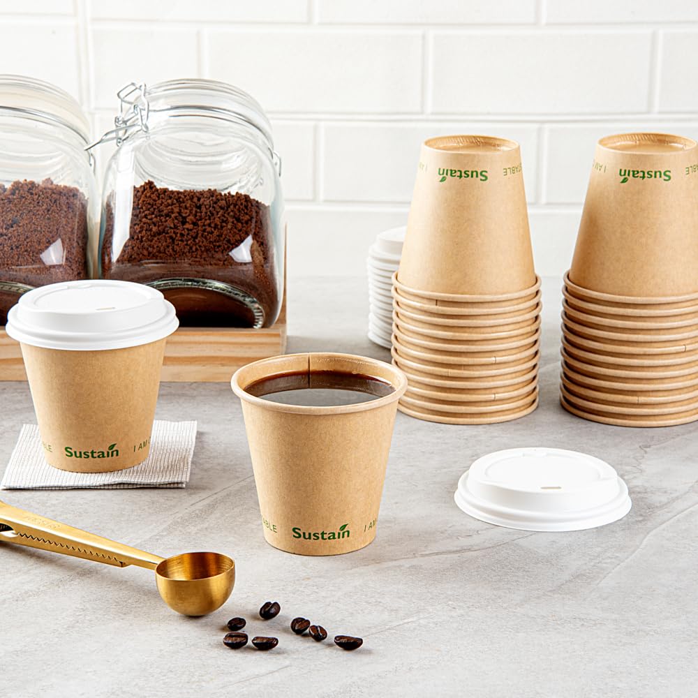 Lot De 50 Gobelets En Carton À Paroi Simple Big City Life 400 Ml[H1165] - Maison