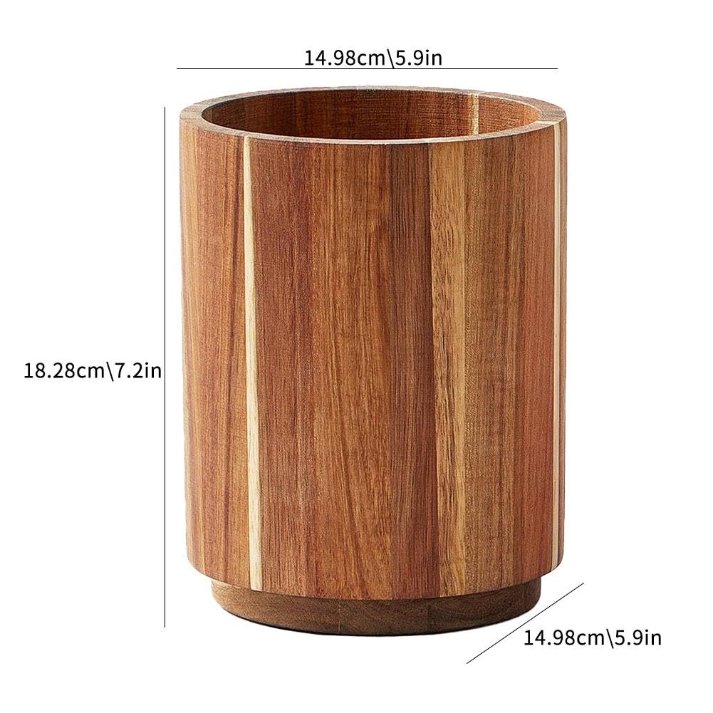 Produktbild von Küchenbesteckhalter Drehbar Küchenutensilienhalter, Utensilienhalter Kochutensilien Halter Edelstahl(18.5x14cm