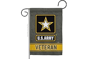 Breeze Decor US Army Veteran Garden Flag