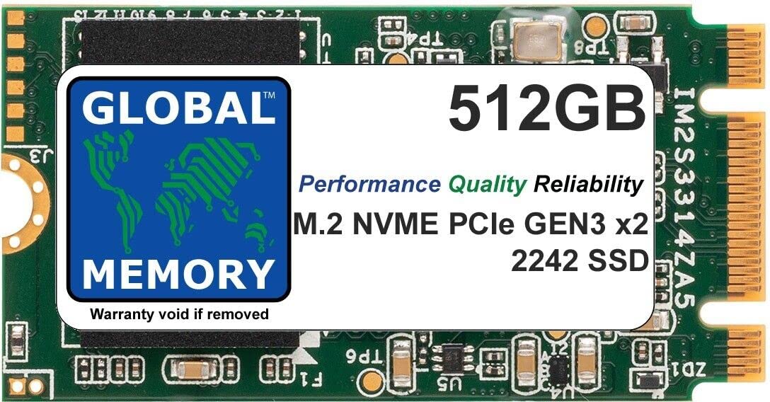 512 GB dysk SSD M.2 2242 PCIe Gen3 x2 NVMe do laptopów/komputerów stacjonarnych/serwerów/stacji roboczych/płyt głównych