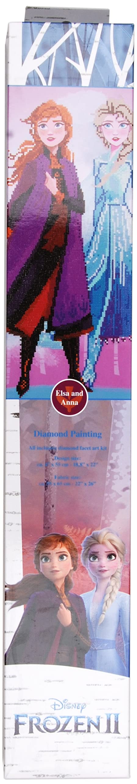 Vervaco PN-0185089 malarstwo diamentowe, wielokolorowe, 47 x 55 cm