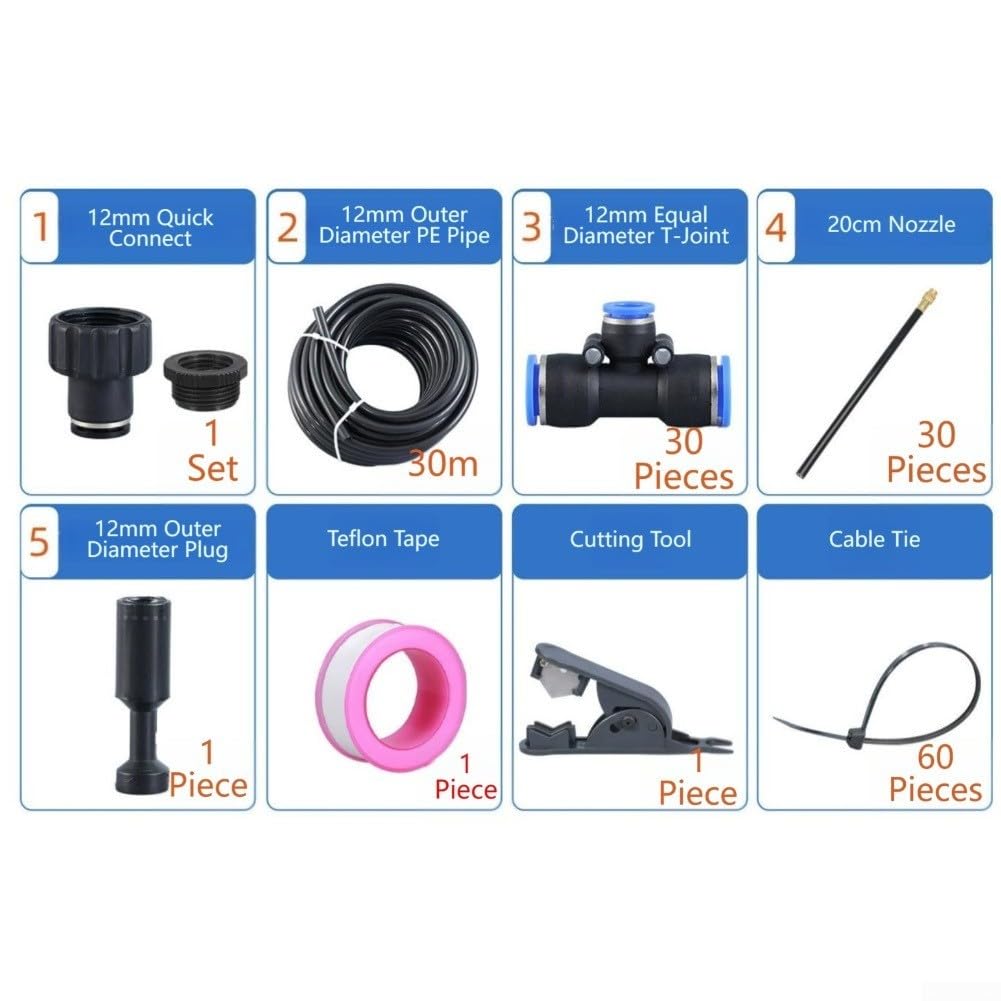 Kit Riego 5m con Ajustable Kit Riego 5m con Ajustable Kit Riego(30m)