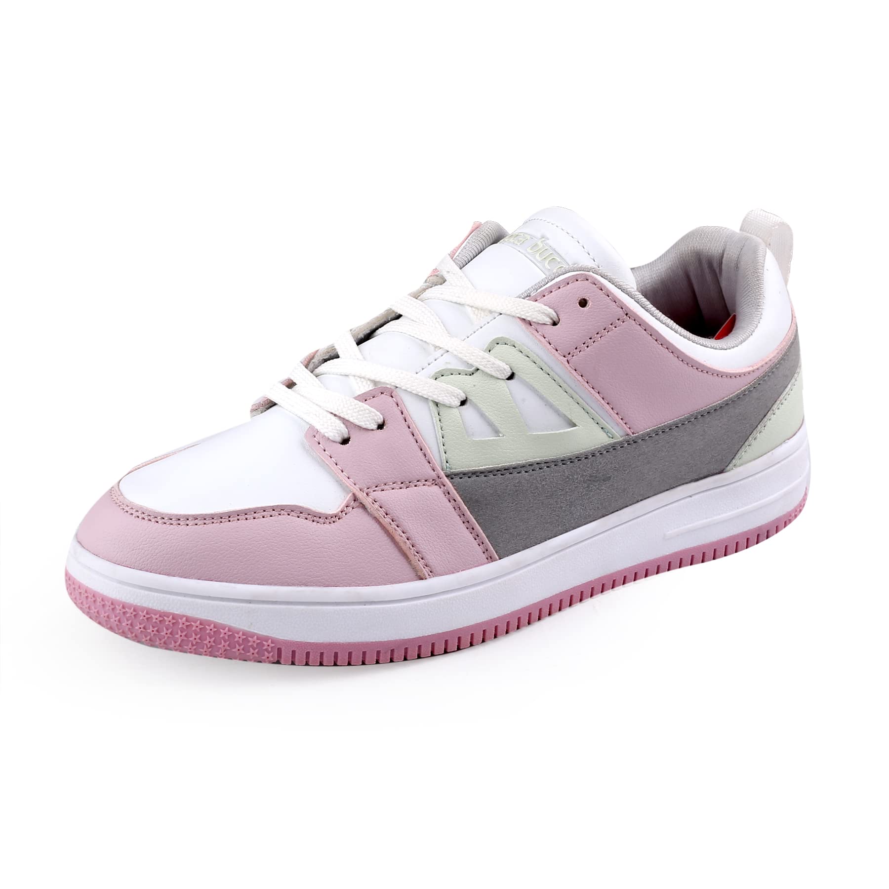 Bacca Bucci Serenity Low Top Flat Sole Fashion-Forward Womens Sneakers for Any Occasion -Pink (B0C42KC272) Amazon Price History, Amazon Price Tracker