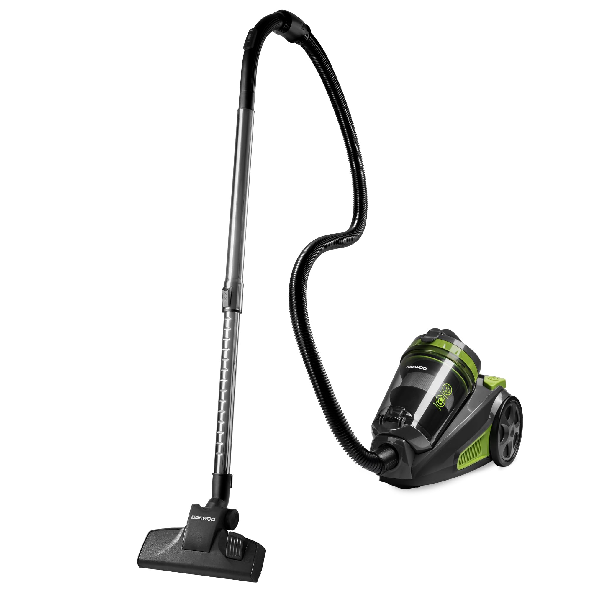 Daewoo Tornado Bagless Vacuum Cleaner 3L Dust Tank Capacity Adjustable Speed 2-i  | TJ Hughes Black