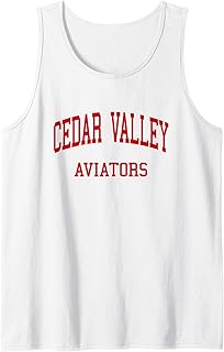 Cedar Valley HS UT Retro Tank Top