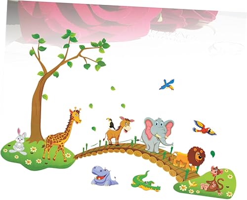 Miniatura 6 de SWOOMEY 2 piezas de papel de pared de espadas de madera para niños, mini mochila de globos de juguete del mundo con soporte, decoración de