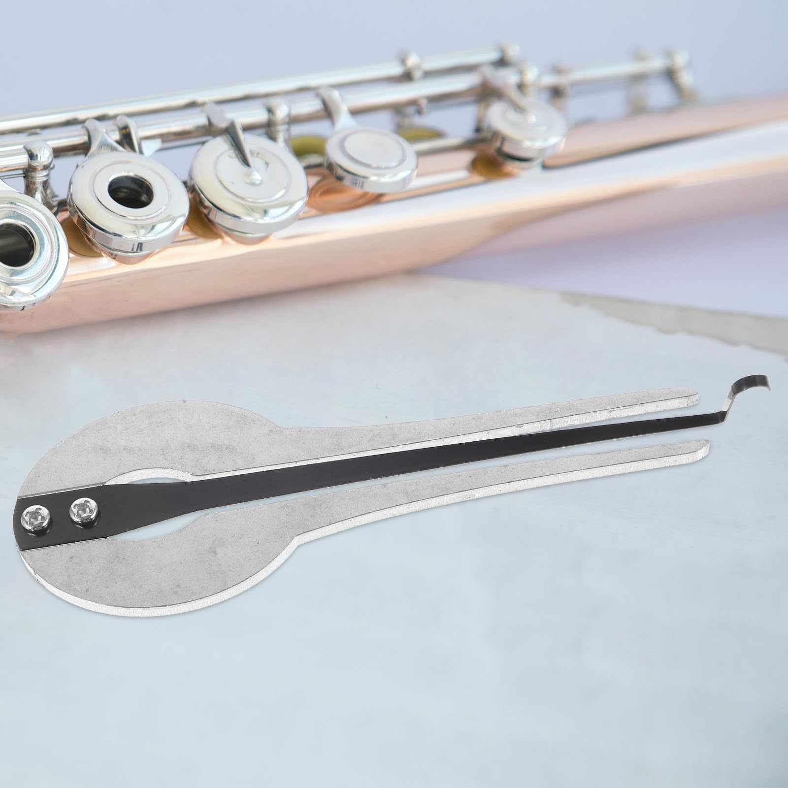 Toyvian Harpe à Mâchoire Légère en Métal Argenté pour Débutants, Instrument Ethnique Portable Polyvalent pour Jouer Musique Ethnique