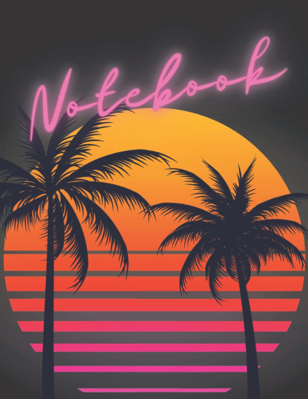 Retrowave Notebook: 80's Inspired Retrowave Synthwave Notebook