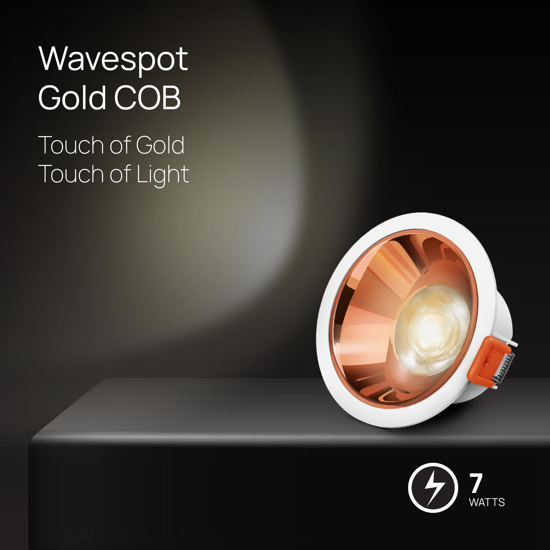 wipro Garnet COB Light - Warm White Spot -3 wipro Garnet COB Light - Warm White Spot -3