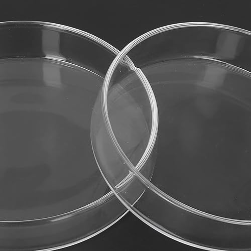 Miniatura 6 de TOPINCN 10 Petri Dishes,Transparent Glass Petri Dish with Lid,Inner 72mm Base 76mm,l Yeast Laboratory Culture Dish,Experimental