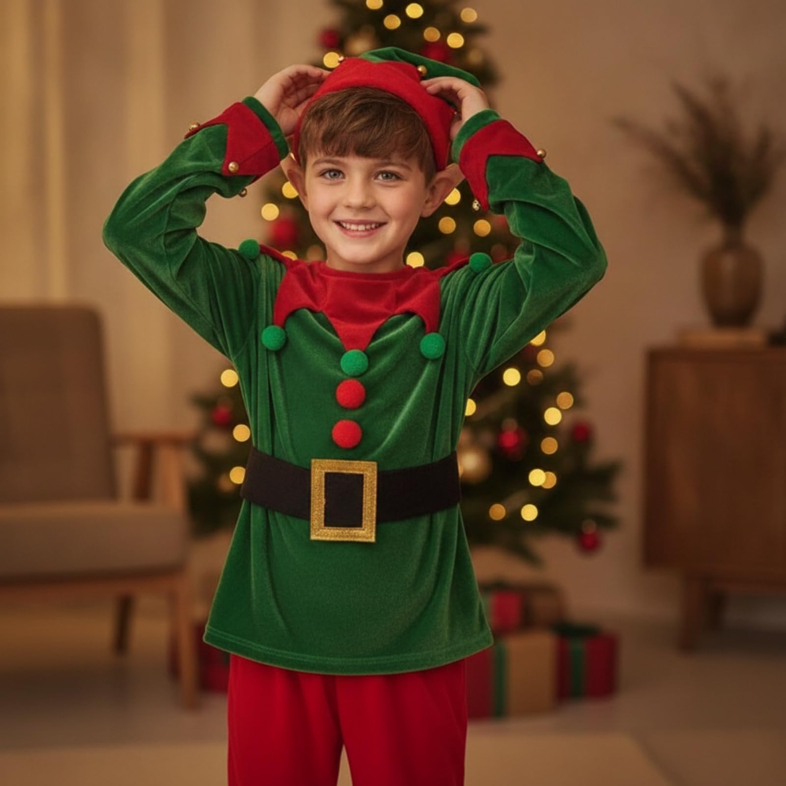 Vestito da Festivo Costume Da | Morbido, per Recite Scolastiche, Spettacoli Teatrali