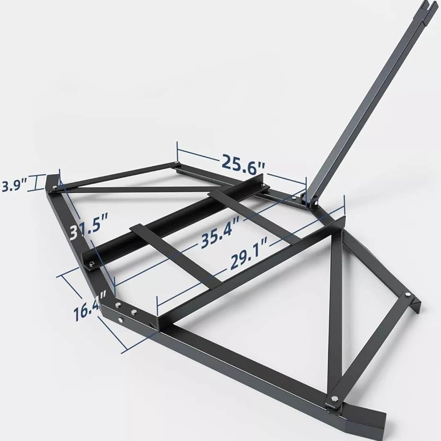 GAOMON Driveway Drag 66" Width, Driveway Drag Grader w/ 3 Sets Adjustable Bolts & 2 Reinforcement Bars Least 100lbs,Tow Behind Drag Harrow with Pin-Style Hitch (Basic Model, 66 inch)