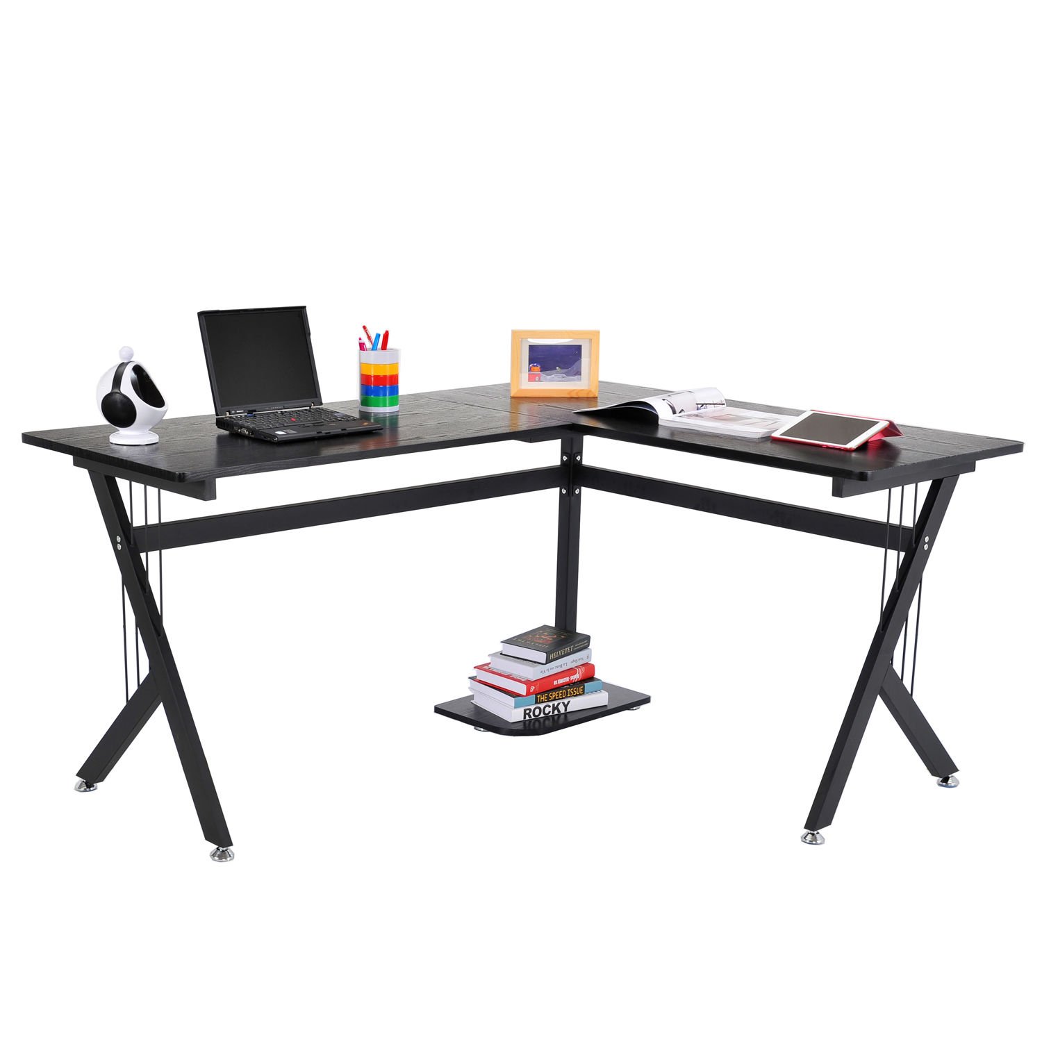 Buy LShaped Corner Computer Desk Laptop Workstation PC Table