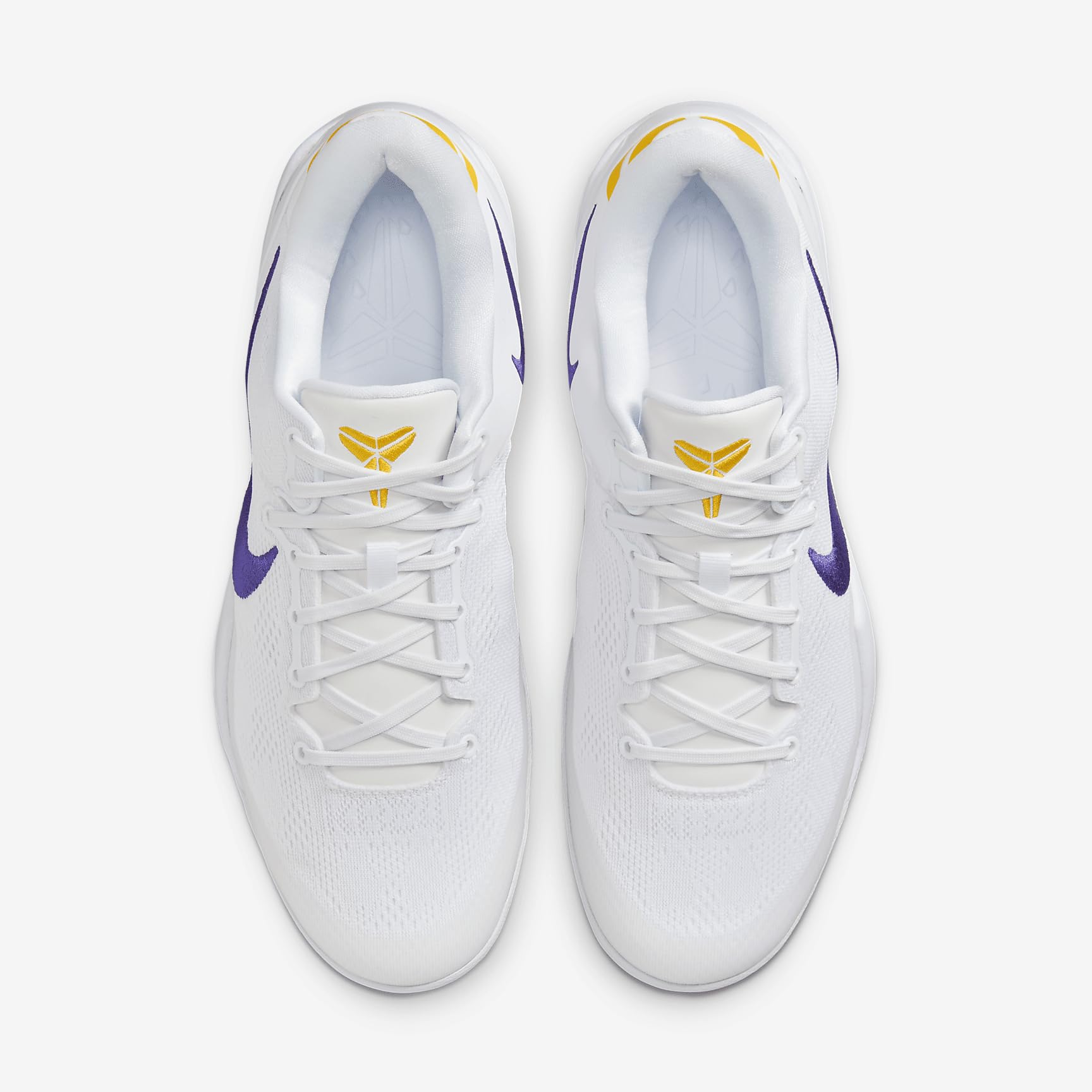 Kobe VIII Protro - Zapatillas de baloncesto (HF9550-100, blanco/dorado universitario/morado corteza)