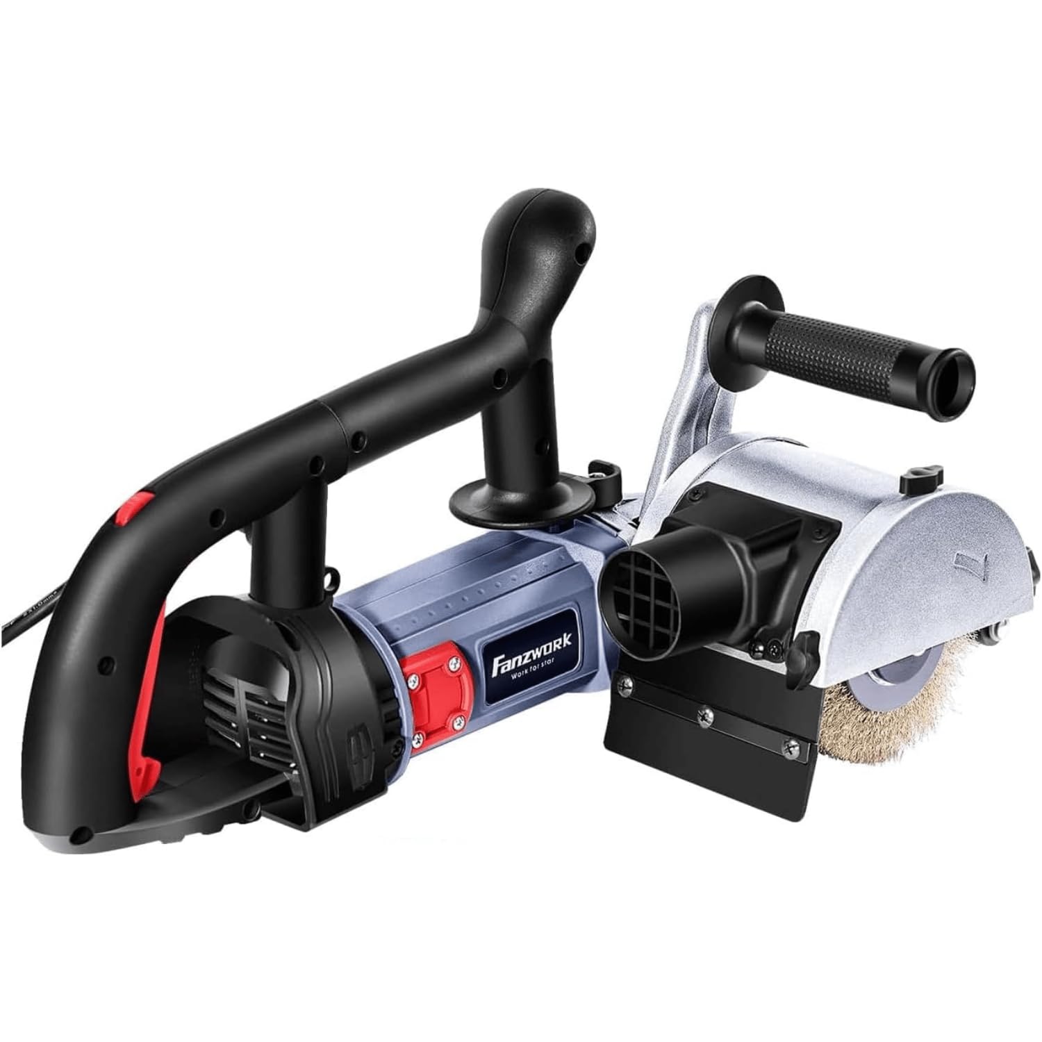 FANZWORK Satiniermaschine 1500 W für Holz/Stein/Metall (1 Bürste)