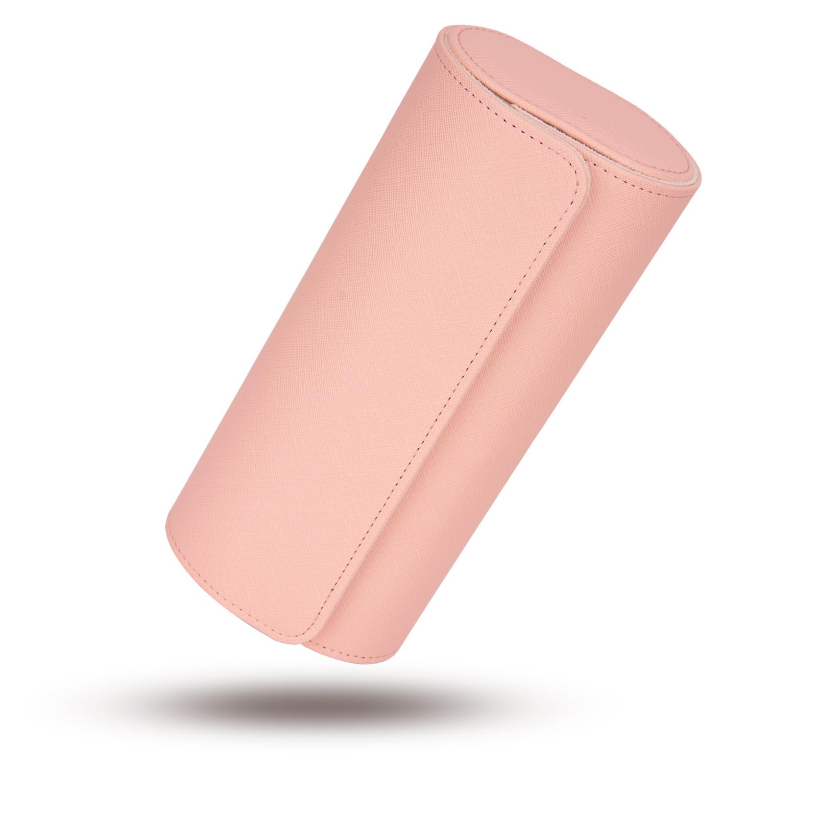 Boîte de rangement compacte rétro en polyuréthane pour montres et bijoux