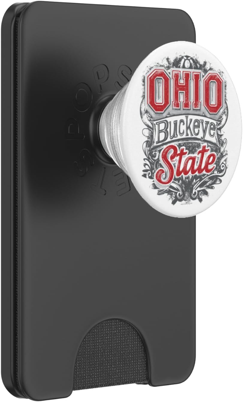 Vintage Ohio Buckeye Scroll Home State PopSockets PopGrip for MagSafe