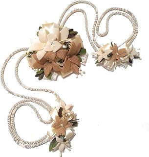 Wedding lasso with rustic yute flowers